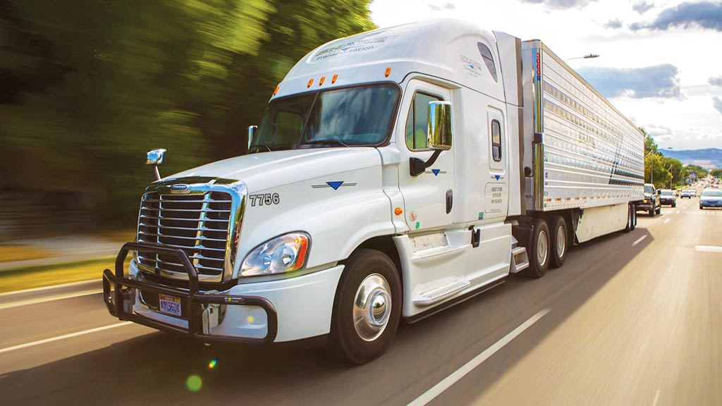 sharp transportation truck