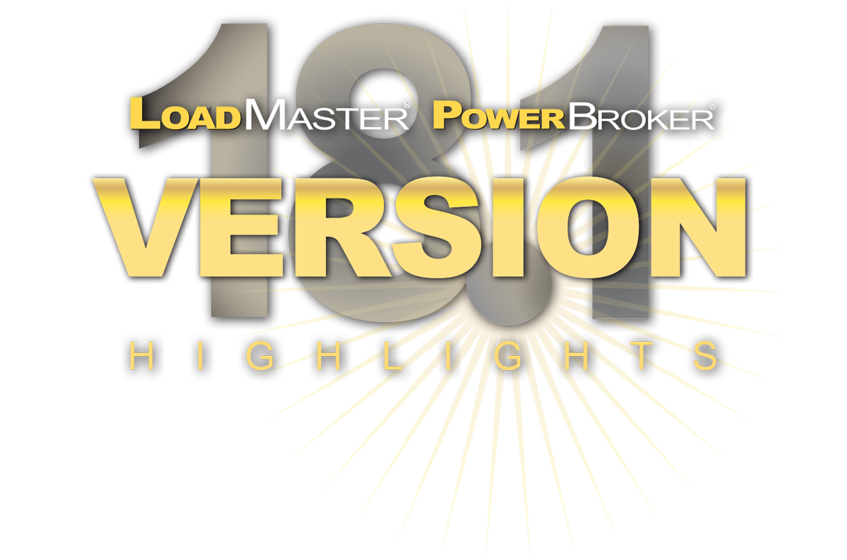 McLeod Software Releases Version 18.1 of LoadMaster Enterprise and PowerBroker McLeod Software